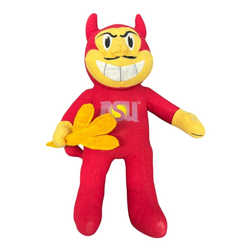 NCAA Mascot Plush Unisex OS Red Good Arizona State Sun Devils Sparky ASU